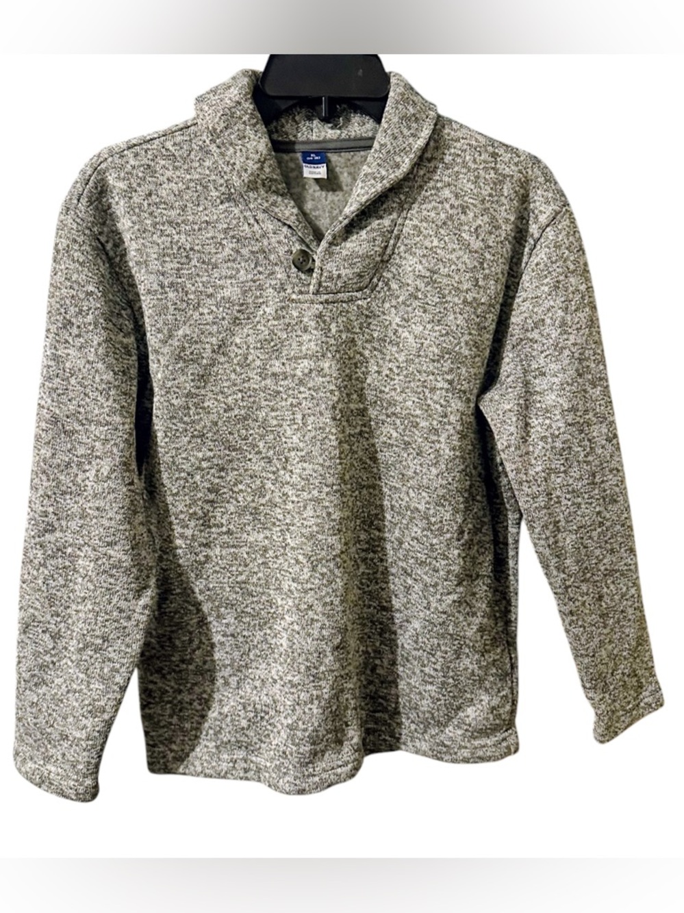 Boy’s Old Navy Heather Gray Long-Sleeve Fleece Pullover Sweater New Without Tags